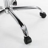 COLAMY Verso Home Desk Chair with Armrest, Leather Swivel Office Chair Adjustment Height with Wheels,Comfortable Padded Seat, Brown COLAMY