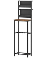 CHOEZON 70.5"H Multi Guitar Stand, Guitar Rack Record Player Stand Sturdy and Space-Saving, Guitar Display Holds 6 Instruments, Retro Industrial Style, for Home, Studio, Rustic Brown and Black TCJ18BF CHOEZON