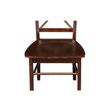 International Concepts X-Back Chair, Espresso IC International Concepts