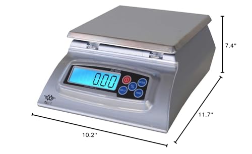 My Weigh KD-8000 Digital Food Scale, Stainless Steel, Silver My Weigh