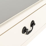Safavieh Home Collection Athena Distressed White 2-Drawer Console Table SAFAVIEH