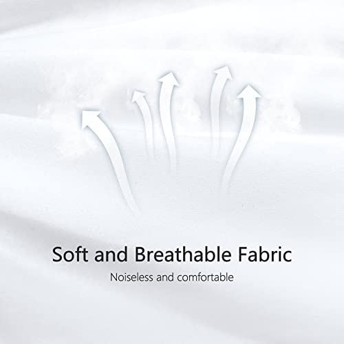 TEXARTIST Premium 2100 Series Twin Comforter All Season Breathable White Comforter Soft 4D Spiral Fiber Quilted Down Alternative Duvet with Corner Tabs Luxury Hotel Style (64"x88") TEXARTIST