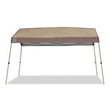 Z-Shade 12 x 14 Foot Panorama Instant Pop Up Canopy Tent Outdoor Shelter Tent with Reliable Stakes, Steel Frame, and Rolling Bag, Tan Z-Shade