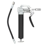 LubriMatic 30-800 Heavy Duty Mini Grease Gun w/ Pipe and Hose, Black/Silver Lubrimatic