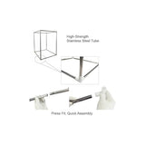 Multifunctional 3D Printer Enclosure w/Adjustable Ventilation Kit Eliminate Odors Tent Cover Compatible with Anycubic Photon Mono, Elegoo Saturn/Mars 3/4 & Creality Halot Series Resin 3D Printer DORUNDEA