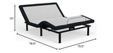 Blissful Nights King e3 Adjustable Bed Base Frame with Head and Foot Incline, Wireless Remote Control, Easy Assembly, and 10 Year Warranty Blissful Nights