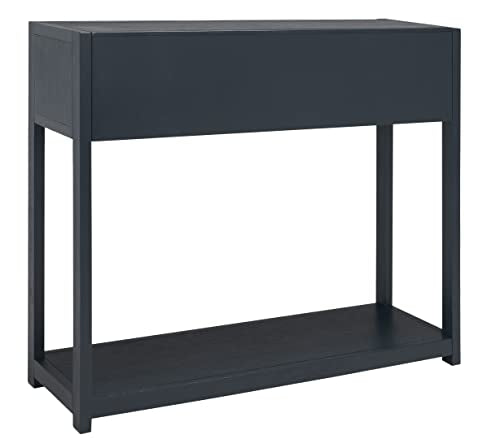 SAFAVIEH Home Collection Sadie Contemporary Navy Blue 2-Drawer Console Table (Fully Assembled) SAFAVIEH