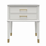 CosmoLiving by Cosmopolitan Westerleigh End Table, White CosmoLiving by Cosmopolitan