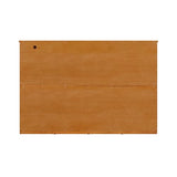 AFI, Marion Queen Wood Murphy Bed Chest with 6" Mattress, Storage Drawer, & Built-in Charger, Light Toffee AFI