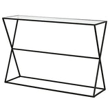 Sabrina 45'' Wide Rectangular Console Table in Blackened Bronze Henn&Hart