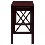 Casual Home Montego Folding Desk with Pull-Out Tray-Espresso Casual Home