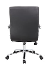 Boss Office Products (BOSXK Modern Executive Conference Chair, Black, B696C-BK Boss Office Products