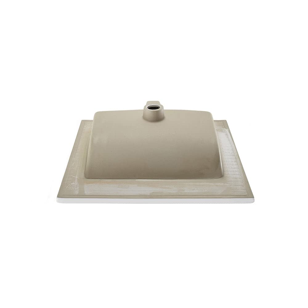 Swiss Madison Drop In Ceramic Well Made Forever Swiss Madison SM-VT324 Vanity Top, 18.5"D x 24.25"W x 6.75"H, Glossy White Swiss Madison