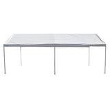 Caravan Canopy D2C20011 Domain Shelters Pro 200 10' x 20' Carport, Upgraded Version, White Caravan Canopy