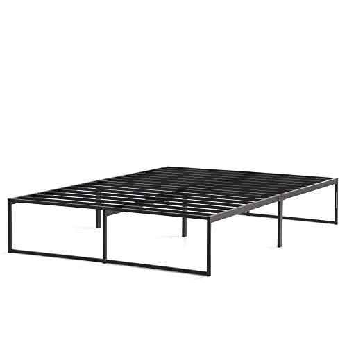 Linenspa Folding Metal Platform Bed Frame - Easy Assembly - Sturdy Steel - No Box Spring Needed - Underbed Storage - Mattress Foundation - 14" High - Traditional Design - Full Size Linenspa