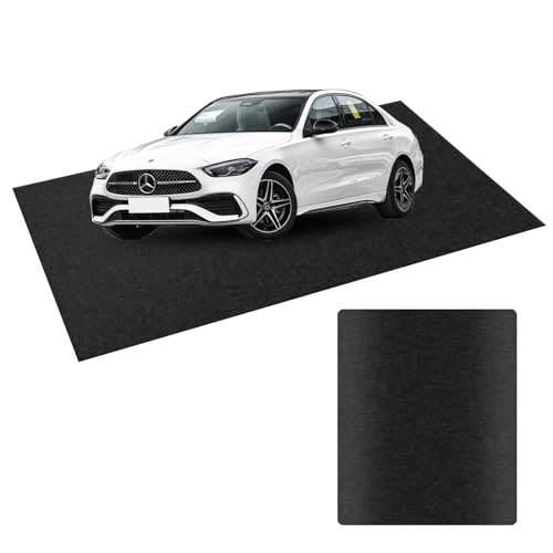 AAIN Garage Floor Mat 17' x 7'4" Waterproof/Durable Oil Spill Mat Protects Surfaces,Ideal for Under Car, Garage Flooring and Floor Protection for Garage A A IN