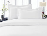 Elegant Comfort Elegance Linen 1500 Thread Count Wrinkle Resistant Ultra Soft Luxurious Egyptian Quality 3pc Duvet Cover Set, Solid, King/California King, White Elegant Comfort