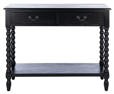 Safavieh Home Collection Athena Black 2-Drawer Console Table SAFAVIEH