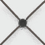 Flash Furniture Barker 23.5'' Square Tempered Glass Metal Table, Bronze Flash Furniture