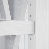 Bush Furniture Key West 5-Shelf Tall Bookcase Set in Pure White Oak for Elegant Storage Solutions Bush Business Furniture