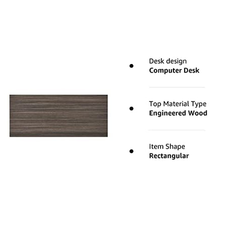 Kaboon Rustic Wood Table Top 60 Inch, One-Piece Wood Desktop for Sit Stand Desk, DIY Desk for Home or Commercial Use, Rectangular, 1 inch Kaboon