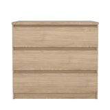 Tvilum Scottsdale 3 Drawer Chest in Jackson Hickory Tvilum