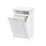 RiverRidge Somerset Tilt-Out Laundry Hamper, White RiverRidge