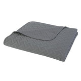 VCNY Home Twin Bed Quilt – 2-Piece Twin Comforter Alternative, Basketweave Bedspread Coverlet with Sham, All Season Bed Set (Nina, Grey Bedding) VCNY Home