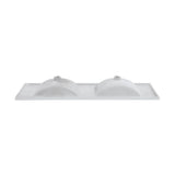 60" Vanity Top Bathroom Sink with 3 Holes Swiss Madison