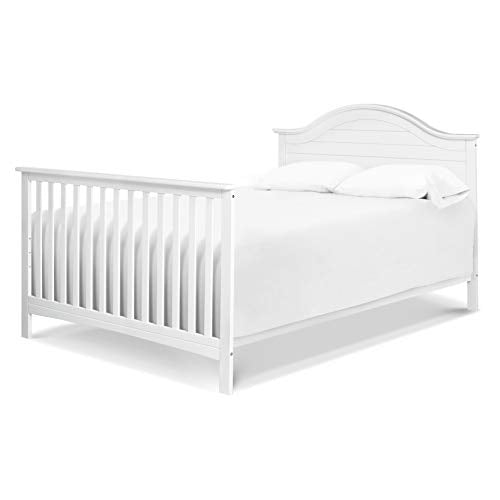 Carter's by DaVinci Nolan 4-in-1 Convertible Crib in White, Greenguard Gold Certified, 1 Count (Pack of 1) - WoodArtSupply