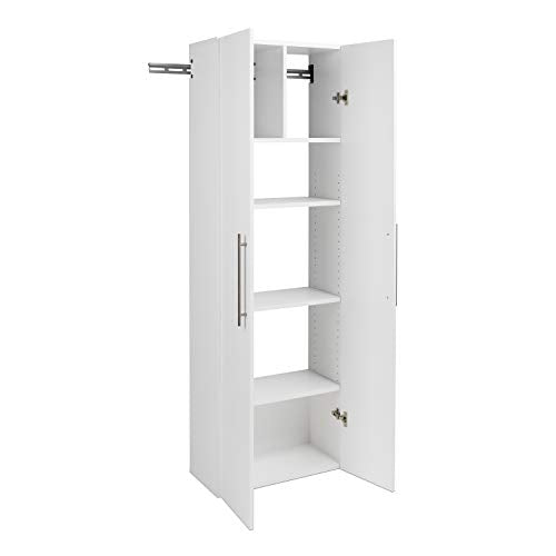 HangUps Large Storage Cabinet, 24", White Prepac