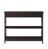 Convenience Concepts Omega 1 Drawer Console Table, Espresso Convenience Concepts