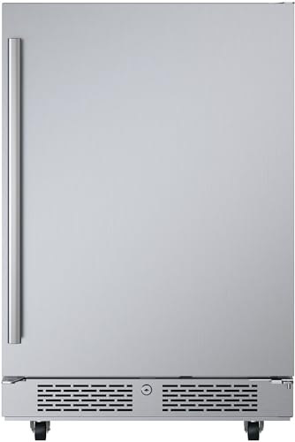 Avallon AFR242SSODRH 24 Inch Wide 5.66 Cu. Ft. Built-In Compact Outdoor Refrigerator with Right Hinge Avallon