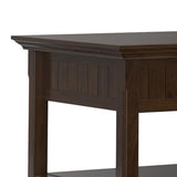 SIMPLIHOME Acadian Solid Wood 48 inch Wide Rectangle Transitional Lift Top Coffee Table in Brunette Brown for The Living Room and Family Room SIMPLIHOME