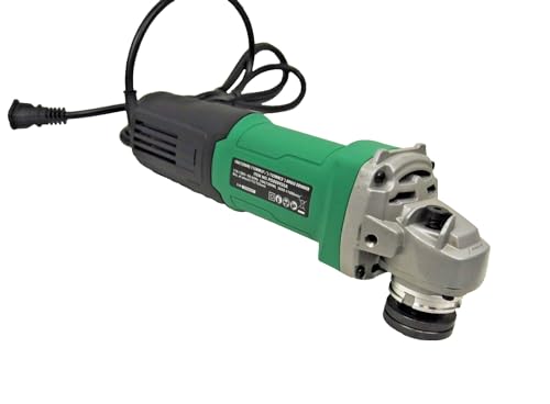 Hoteche 4-1/2"" 5"" Electric Variable Speed Angle Grinder 10AMP P800426A, Green - WoodArtSupply