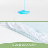 Waterproof Mattress Protector Twin Size, Skin Friendly and Breathable Twin Mattress Cover for Kids, Viscose Jersey Mattress Pad with 14" Deep Pocket Moonsea