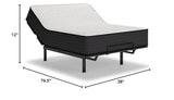 Signature Design by Ashley Limited Edition Firm 12 Inch Hybrid Mattress with Gel Memory Foam and Edge Support for Cool Sleep and Pressure Relief, Twin XL, Fiberglass Free, Mattress In A Box Signature Design by Ashley