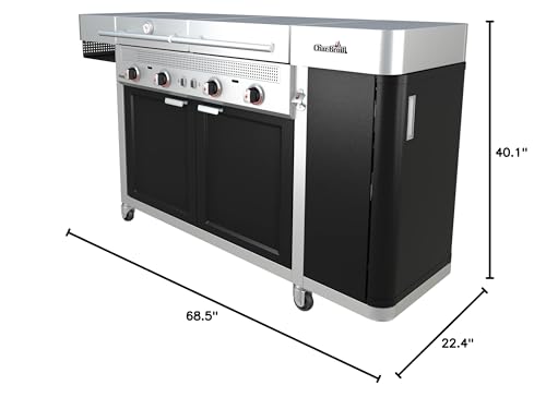 Char-Broil Medallion Series Amplifire Infrared Technology Vista 3-in-1 Stainless Steel Outdoor Kitchen - 463259423 Char-Broil