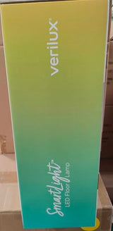 Verilux SmartLight Full Spectrum LED Modern Floor Lamp with Adjustable Brightness, Flexible Gooseneck and Easy Controls - Reduces Eye Strain and Fatigue - Ideal for Reading, Artists, Craft (White) Verilux