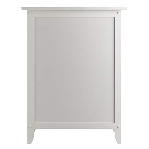 Winsome Eugene Accent Table, 18.90"W x 14.96"D x 25"H, White