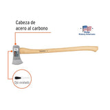 TRUPER HM-3-1/2M 3 1/2 lb Michigan Axe, 34" Hickory Handle Truper