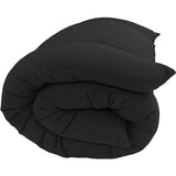 D&D Futon Furniture Cotton/Foam Traditional Japanese/Thai Floor Rolling Futon Mattresses, Yoga Meditation Mats, 3x30x80 Black D&D Futon Furniture