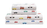 MALLARY BY MATTHEW Kids Super-Soft 100% Microfiber Print Sheet, Cars, Full MALLARY BY MATTHEW