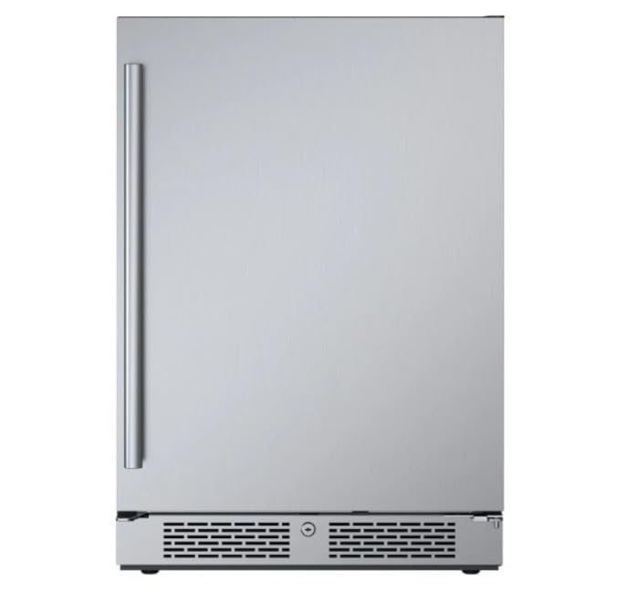 Avallon AFR242SSODRH 24 Inch Wide 5.66 Cu. Ft. Built-In Compact Outdoor Refrigerator with Right Hinge Avallon