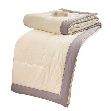 RDIAYDN Lightweight summer duvet, single summer duvet, light soft and comfortable summer duvet, thin and light duvet for summer, quilted, machine washable (D, 200 x 230 cm) RDIAYDN