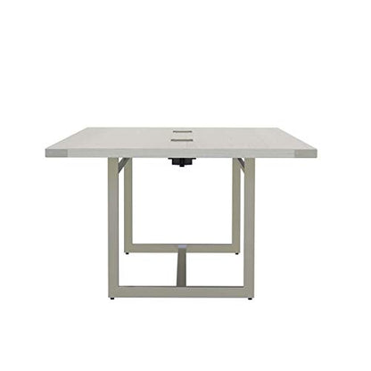 Scranton & Co Conference Table Sitting Height - 8' White Ash - WoodArtSupply