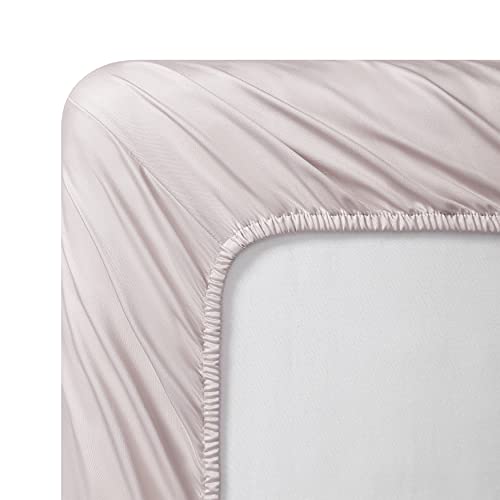 Vera Wang - Queen Size Sheet Set, Soft & Smooth Sateen Cotton Blend Bedding, Deep Pocket, 800 Thread Count, Bed Sheets with Fitted Sheet & Matching Pillowcases (Rose Quartz) Vera Wang