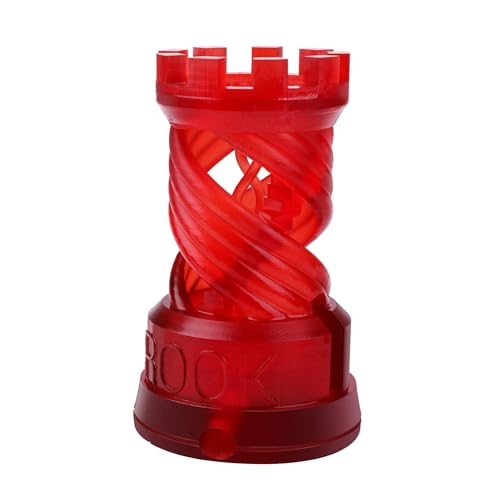ELEGOO ABS-Like 3D Printer Resin LCD UV-Curing Resin 405nm Standard Photopolymer Resin for Mars Saturn Jupiter MSLA DLP LCD 3D Printing Clear Red 1000g ELEGOO