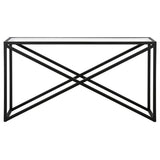 Calix 55'' Wide Rectangular Console Table in Blackened Bronze Henn&Hart