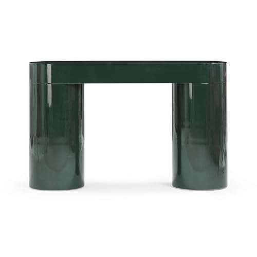 Tov Furniture Mira High Gloss Console Table (Deep Green) Tov Furniture